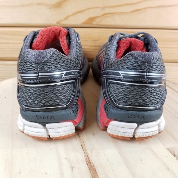 Brooks Womens Adrenaline GTS 17 1202311B044 Gray Running Shoes Sneakers Lace-up - Picture 8 of 12